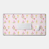 Aquarelle fleur sauvage Floral Boho Chic Moderne (Clavier et souris)