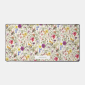 Aquarelle Fleur sauvage Florals Mat de bureau (Recto)