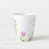 Aquarelle Fleur Thé de café Chine Mug Cup (Devant)