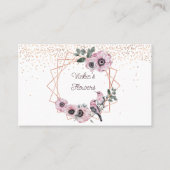 Aquarelle Fleuriste Carte de visite (Devant)