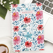 Aquarelle fleurit motif floral personnalisé