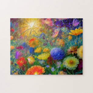 Aquarelle Fleurs 2 Photo Puzzles Internet Jigsaw