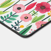Aquarelle Fleurs avec nom élégant (Coin)