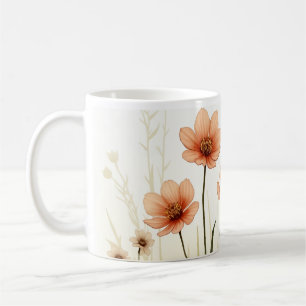Aquarelle Fleurs de café Mug
