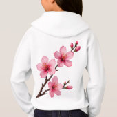 Aquarelle Fleurs de cerisier rose blanc (Dos)