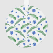 Aquarelle Fleurs de corail bleu (dos)