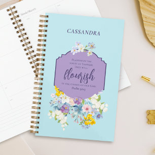Aquarelle Fleurs de printemps Bible Verse Personna