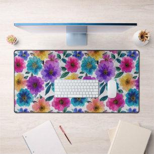 Aquarelle Fleurs de printemps colorées motif flora