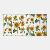 Aquarelle Fleurs de soleil Botanique Foliage Verdu (Recto)