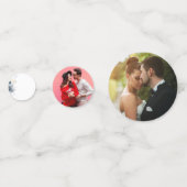 Aquarelle Fleurs Mariage Table Décor Confetti