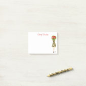 Aquarelle Fleurs Mode Fille Post-it Notes (Sur un bureau)