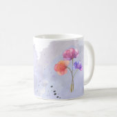 Aquarelle Fleurs Mug (Devant droit)