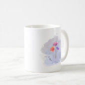 Aquarelle Fleurs Mug (Devant droit)