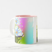 Aquarelle Fleurs Mug (Devant gauche)