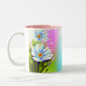 Aquarelle Fleurs Mug (Gauche)