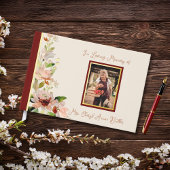 Aquarelle Fleurs Photo Couverture funéraire