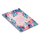 Aquarelle Floral 40e Anniversaire Livre d'hôtes Bl (Côté Droit)