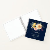 Aquarelle Floral Botanique Mariage Livre d'or (Intérieur)