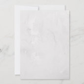 Aquarelle Floral Butterfly Invitation (Dos)