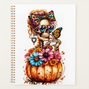 Aquarelle Floral Citrouille automne