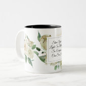 Aquarelle Floral Designer Mug (Devant gauche)