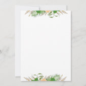 Aquarelle Floral Fiesta Baby shower Invitation (Dos)