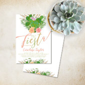 Aquarelle Floral Fiesta Baby shower Invitation