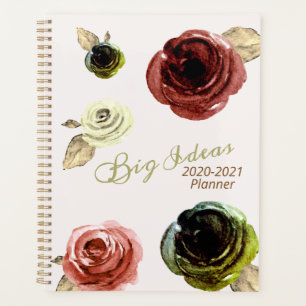 Aquarelle Floral Grandes Idées Or & Off Blanc 2021