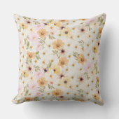 Aquarelle Floral Impression Coussin (Recto)