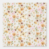 Aquarelle Floral Impression Papier peint texturé (Recto)