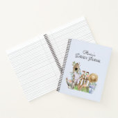 Aquarelle Floral Jardinage Outils Journal (Intérieur)