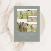 Aquarelle Floral Joyeux Carte photo de Noël