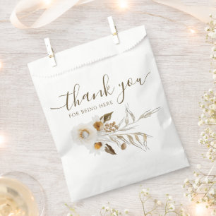 Aquarelle Floral Mariage Favoriser Sacs