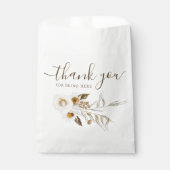 Aquarelle Floral Mariage Favoriser Sacs (Devant)