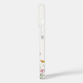 Aquarelle Floral Personnalisé iPhone 16 Pro Coque (Verso / Gauche)