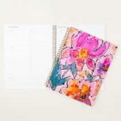 Aquarelle Floral Planner (Devant avec enveloppe)