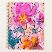 Aquarelle Floral Planner (Devant)