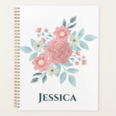 Aquarelle Floral Planner (Devant)