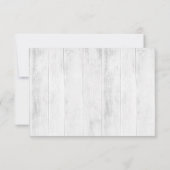 Aquarelle Floral Russe Faire-part de mariage RSVP (Dos)