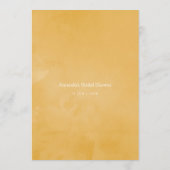 Aquarelle Floral Safari Baby shower Maman Conseil (Dos)