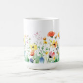 Aquarelle Floral 🌺 tasse de café artistique 15oz (Centre)