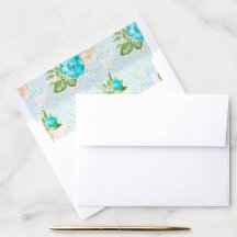 Aquarelle Floral Turquoise