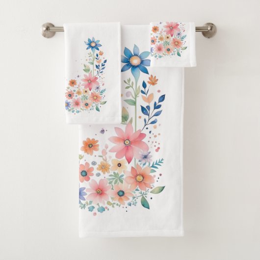 Aquarelle florale (En situation)