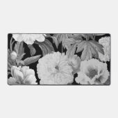 Aquarelle florale Black & White Peonies (Recto)