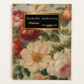 Aquarelle florale Collection moderne Vintage (Devant)