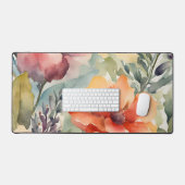 Aquarelle florale colorée (Clavier et souris)