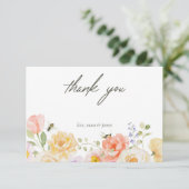 Aquarelle florale de maman à abeille Carte de reme (Debout devant)