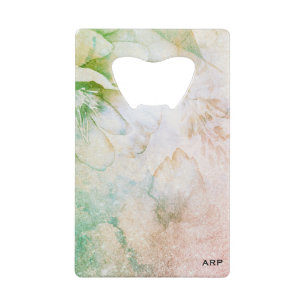 Aquarelle florale de parties scintillantes de rose