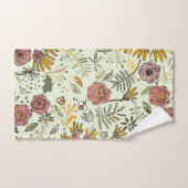 Aquarelle Florale Fleurs d'abeille Élégante Modern (Serviette à main)