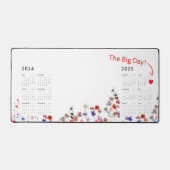 Aquarelle Florale | Marquer la date | Calendrier 2 (Recto)